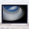 Architecture Abstract Pattern Metal Modern Geometry Shapes Wall Art Print