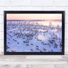 Landscape Reindeer Wildlife Wild Nature Animal Winter Snow Wall Art Print