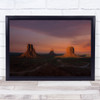 Monument Valley Oljato Navajo United States Utah mountains Wall Art Print