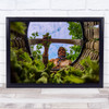 Turkey Ordu Perspective Basket Lady Woman Old Farm Farming Wall Art Print