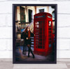 Valletta Telephone Phone Telephone Booth Classic Red Malta Wall Art Print