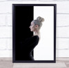 Portrait Model Hairstyle Ying Yang Curved Curve Bend Profile Woman Print Portrait Model Hairstyle Ying Yang Curved Curve Bend Profile Woman Print