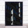 Architecture Abstract Facade Balcony Wall Shapes Geometry Wall Art Print