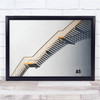 Architecture Stairs Staircase Shadow Facade Wall Industry Wall Art Print