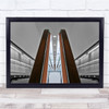 Museum Amsterdam Stair Lines Light Escalator Architecture Wall Art Print
