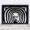 Street Man Wall Spectacles Glasses Vetrin Black White Con Wall Art Print Street Man Wall Spectacles Glasses Vetrin Black White Con Wall Art Print