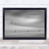 Black & White Landscape Trees Story sky snow stormy mood Wall Art Print