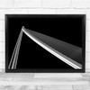 Bridge Harp Black & White Architecture Contrast Abstract Wall Art Print