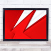 Celling Light Red Geometry Shapes Modern White Triangles Wall Art Print Celling Light Red Geometry Shapes Modern White Triangles Wall Art Print