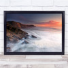 Landscape Seascape Portugal Santa Cruz Cliff Water Coast Wall Art Print