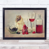 Rat Glass Lemonade Wine Bottle Jar Can Jug Berries Berry Wall Art Print
