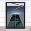 Reflections Building Bird Sky Shadow Facade Architecture Wall Art Print