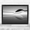 Spoon Reflection Restaurant Cutlery Symmetry Black White Wall Art Print