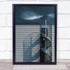 Architecture Stairs Shadow Staircase Stairwell Industry Wall Art Print