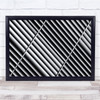 Blinds Pattern Shapes Geometry Window Diagonal Abstract Wall Art Print