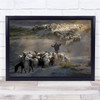 Documentary Man Shepherd Sheep Animals Cattle Livestock Wall Art Print