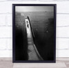 Shadow Contrast Composition Mood Black And White Street Wall Art Print