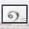 Abstract Lines Architecture Black White High-Key Whirl Wall Art Print Abstract Lines Architecture Black White High-Key Whirl Wall Art Print