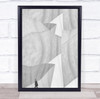 Architecture Abstract Wall Monochrome Grey Minimal Man Wall Art Print