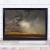 Dishoek Seascape Dramatic Clouds Storm Beach Water Sea Wall Art Print