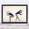 High Key High-Key Performance Graphic Ballet Ballerina Wall Art Print