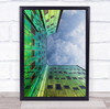 Holland Green Architecture Wall Facade Sky Netherlands Wall Art Print