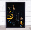 Machine Mechanism Symbol Machinery Mechanic Innovation Wall Art Print
