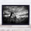 Poland Sea Fishes Port Worker Black and white Seagulls Wall Art Print Poland Sea Fishes Port Worker Black and white Seagulls Wall Art Print