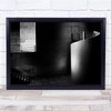 Light Architecture Black & White Industrial Staircase Wall Art Print