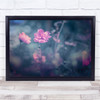 Sintang Flower Pink Flowers Bokeh Garden Macro Floral Wall Art Print