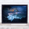 Landscape Liguria Seascape Coast Coastal Night Italy Wall Art Print