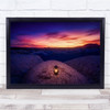 Landscape Spain Sky Sunset Lanterns Murcia Colourful Wall Art Print