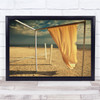 Light Passing Sea Geometry Minimalism In The Morning Wall Art Print