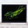 Galaxy Pattern Flamingo Animal Wildlife Lake Magadi Wall Art Print