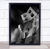 Ray And Maria Stata Centre abstract building window Wall Art Print