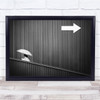 Street Wrong Way Cascina Italy Arrow woman umbrella Wall Art Print