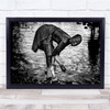 Surma Tribe Woman Washing Up Her Jewellery Ethiopia Wall Art Print