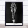 Ballet Legs Model Ballerina Dancer Dancing numbers Wall Art Print