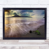 Beach Seascape Landscape Shore Water Ocean Volcano Wall Art Print