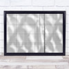 Architecture Abstract Black White Shadows Dancing Wall Art Print