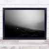 Fog Sheep Alone Light Darkness Black & White Mood Wall Art Print
