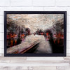 Venice Canal Grand Landmark Water River Painterly Wall Art Print