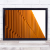 Abstract Lines Architecture White Structure Wall Wall Art Print