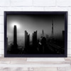 Dubai Uae Burj Road Street Building City Skyline Wall Art Print