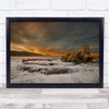 Landscape Seascape Flow River Rocks Stream Water Wall Art Print