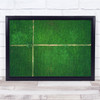 Landscapes Ariel Cross Green Tree Graphic Fields Wall Art Print