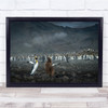 Huddle of Penguins Babys Animal Wildlife Nature Wall Art Print