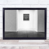 Tondirven Quiet art museum white blurry picture Wall Art Print