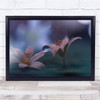 Art Atmosphere Beautiful Nature Droplet Flower Wall Art Print