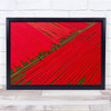Cloth Colourful Red Workers Traditional - Copy Wall Art Print